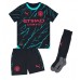 Fotbalové Dres Manchester City Kevin De Bruyne #17 Dětské Alternativní 2023-24 Krátký Rukáv (+ trenýrky)